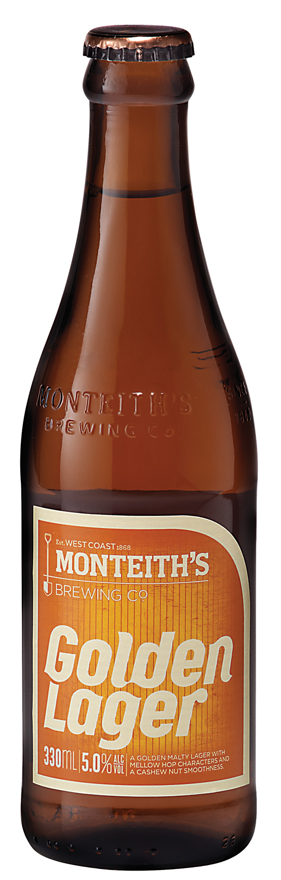 Monteith's Golden Lager Bottle